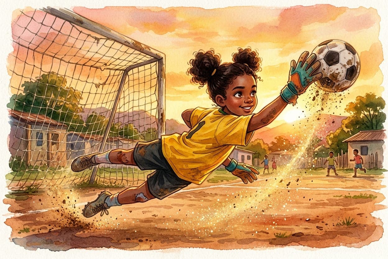 Ilustração do conto O Time que Aprendeu a Perder